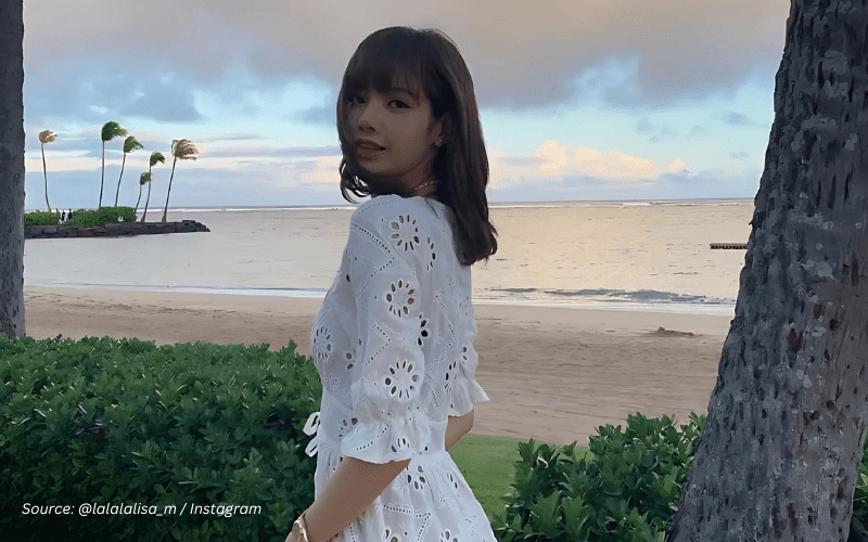An image of Lisa wearing a dress