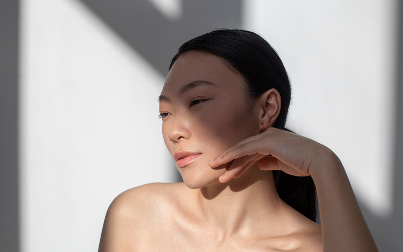 Image of a person’s smooth skin